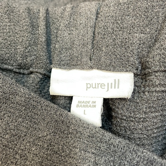 Pure Jill Draped Wide-Leg Dress Pants - Picture 3 of 4